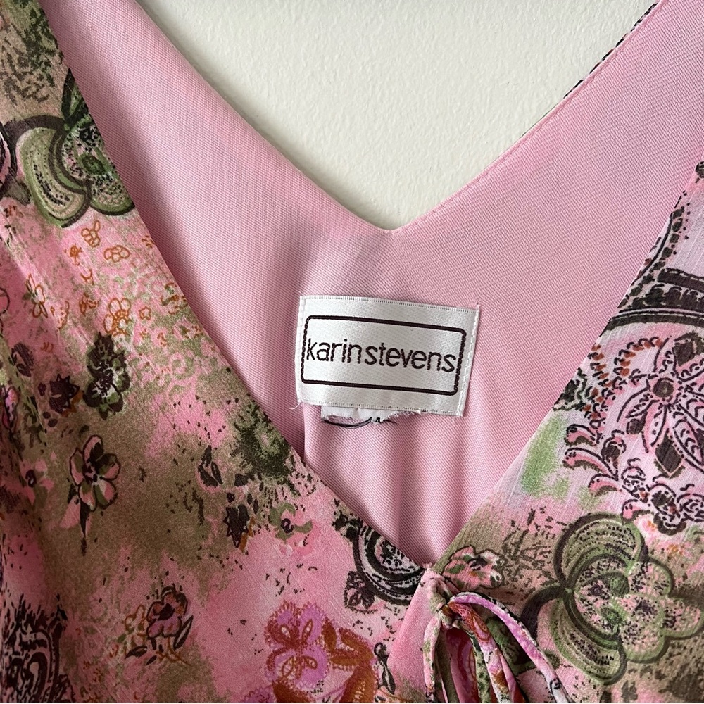 Karin Stevens vintage y2k Paisley Dress - Picture 5 of 8